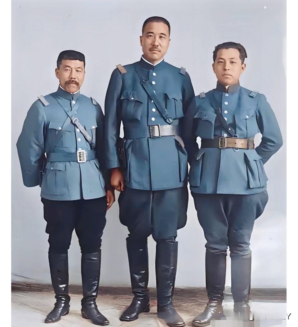 张学良并不帅！这才是1927年26岁张学良与张宗昌及褚玉璞的真实貌相，这并非演戏
