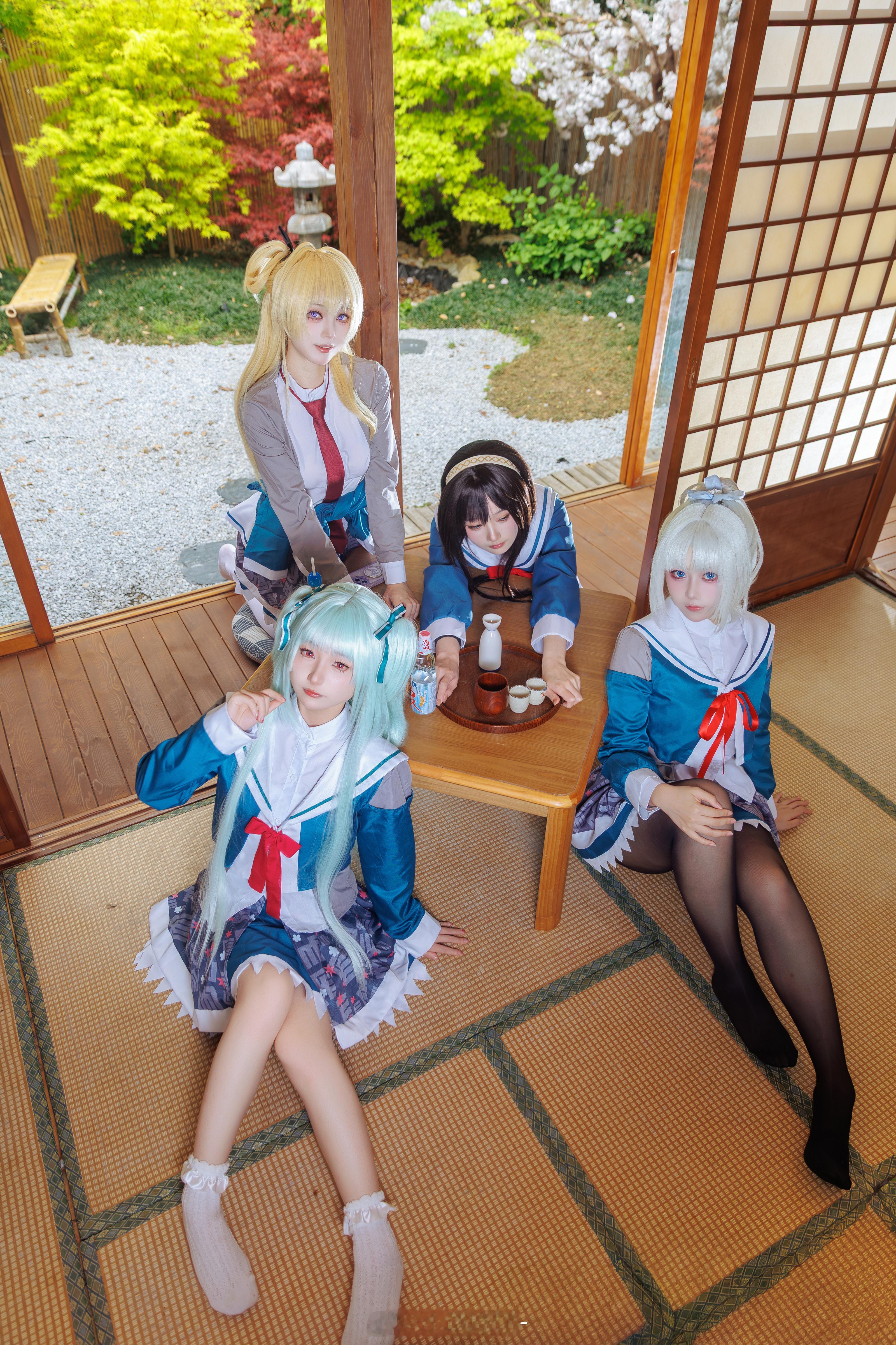 千恋万花全员！端上来啦，恭喜动画化！！芳乃：丛雨：茉子：蕾娜：📷:动漫仲夏狂欢
