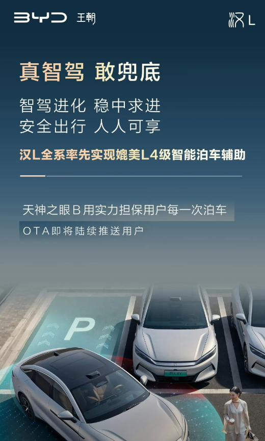 比亚迪：“我出智能泊车兜底！”友商：“没技术含量，先不跟！”话说，比亚迪宣布