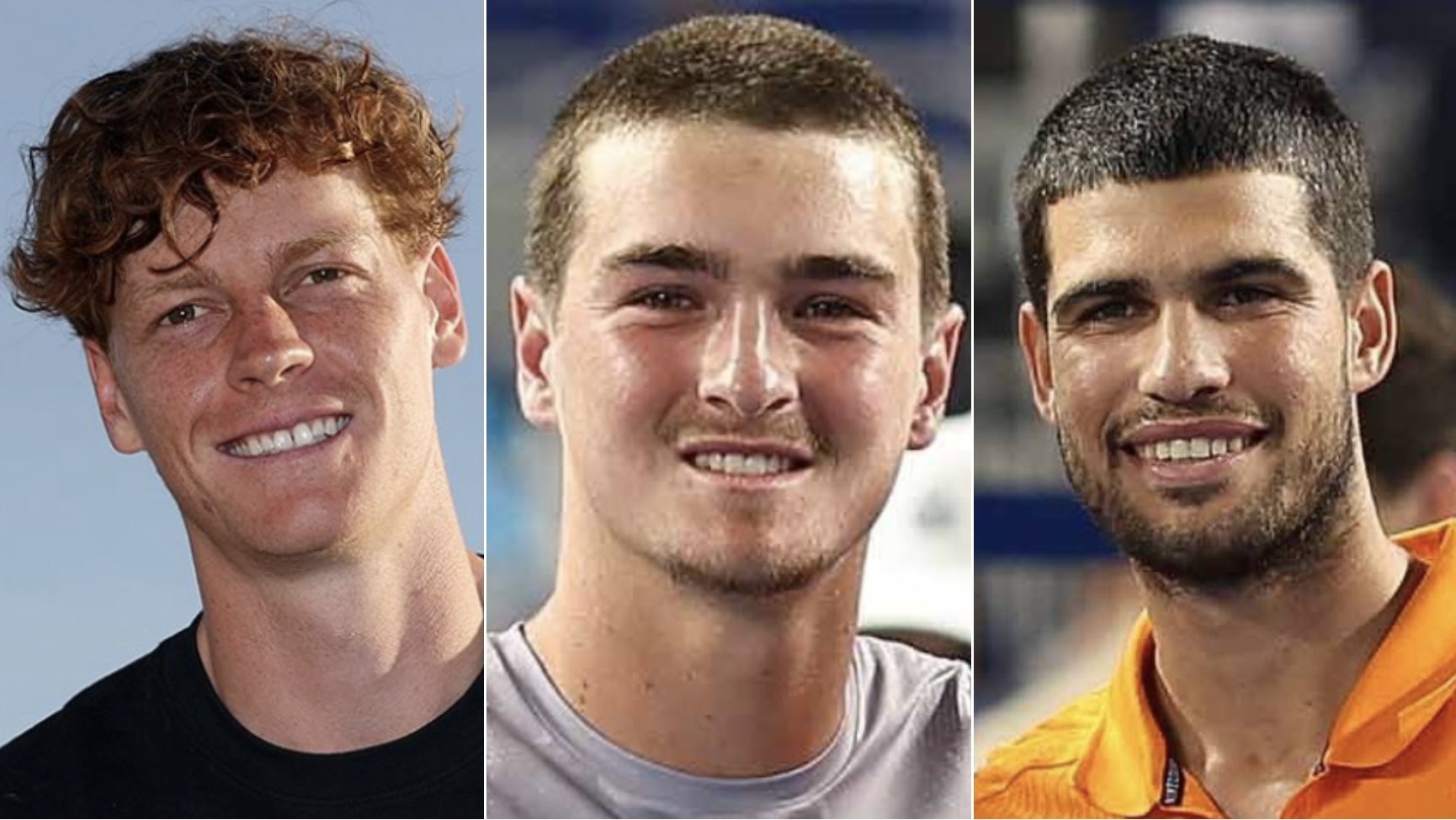 阳光双赛先后和辛纳、阿尔卡拉斯交手，丰塞卡自然被问到对这两人球风的评价。巴西新星