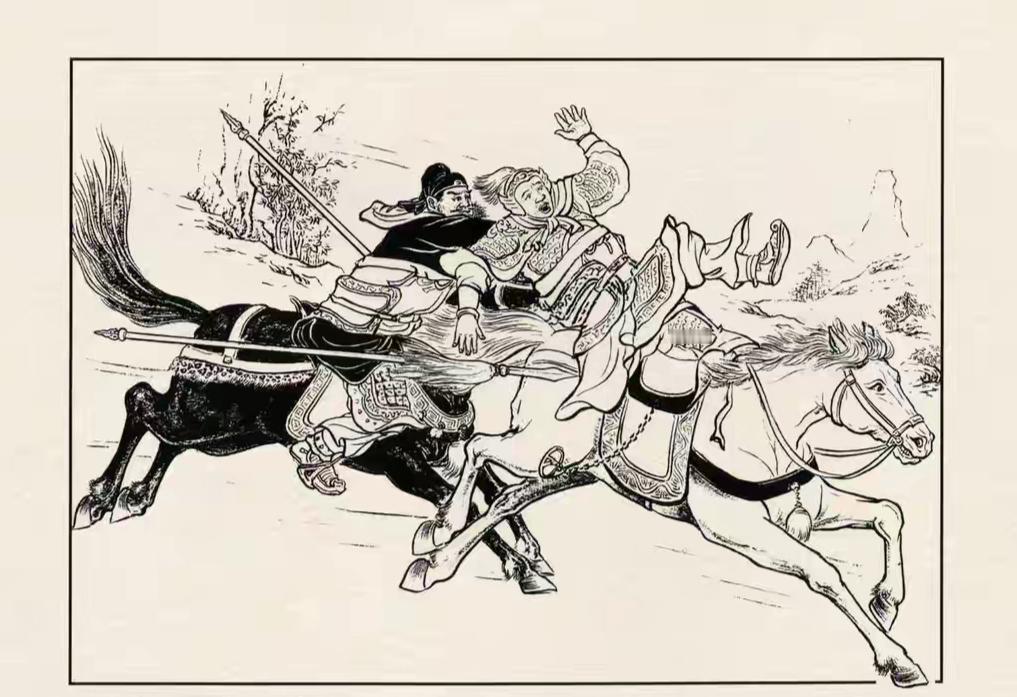 三国演义连环画：这员小将是谁？竟然被张飞生擒活捉了！张飞平时打的过的都是一矛刺杀