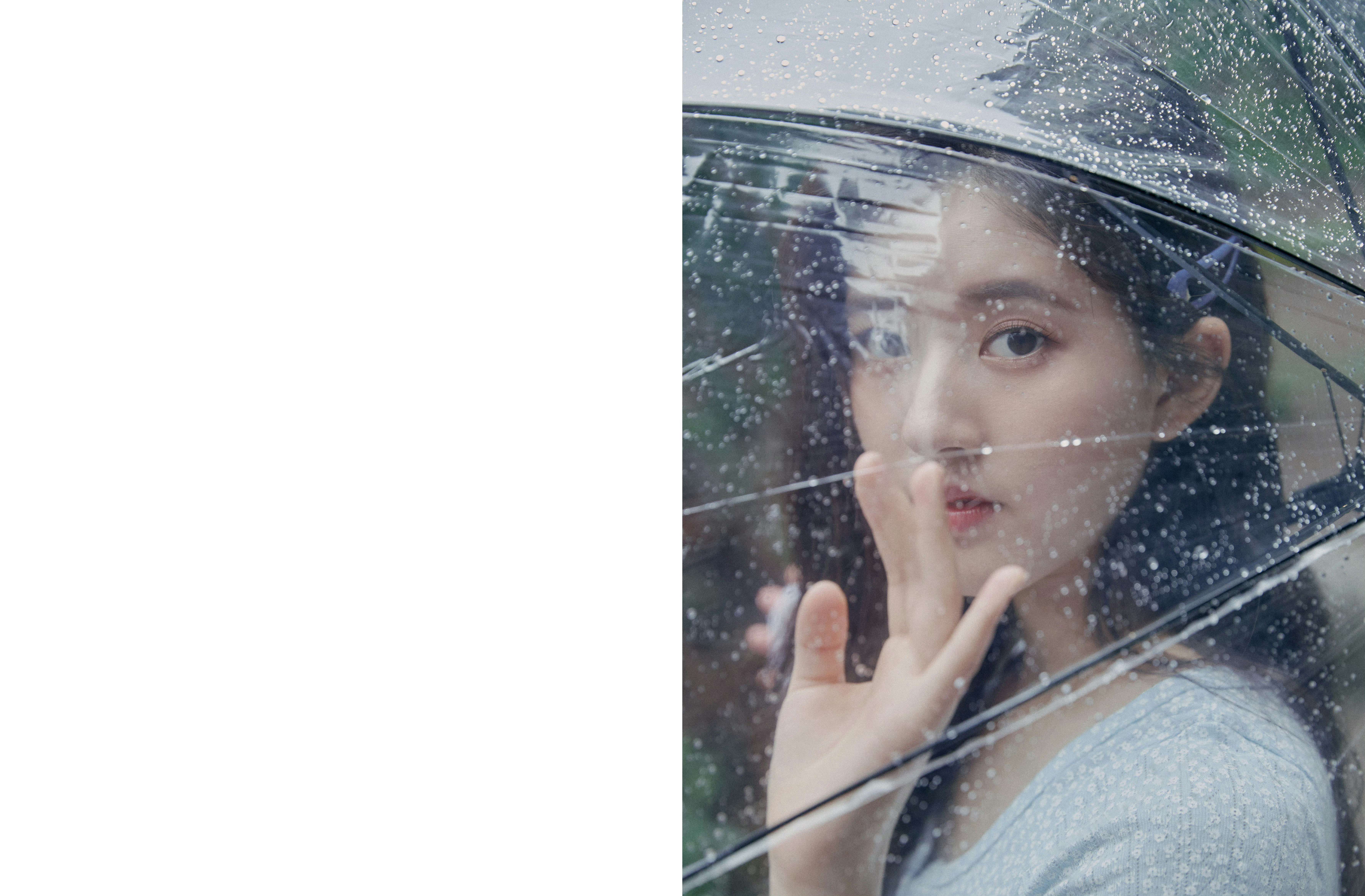 赵露思，撑伞少女​​​