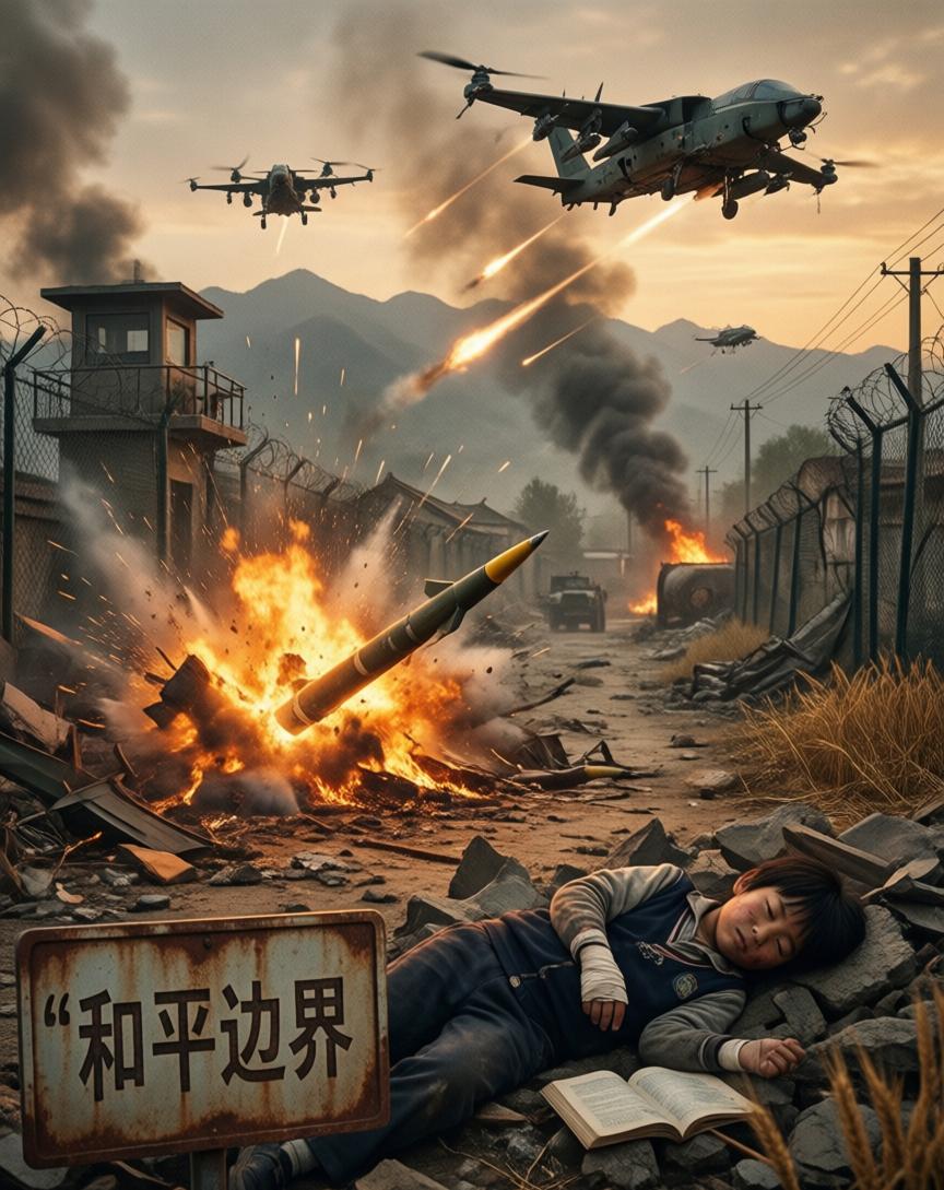 美联社3月14日那条消息，从伊斯兰堡发出来的时候，边境线上又添了几户不敢回家的家