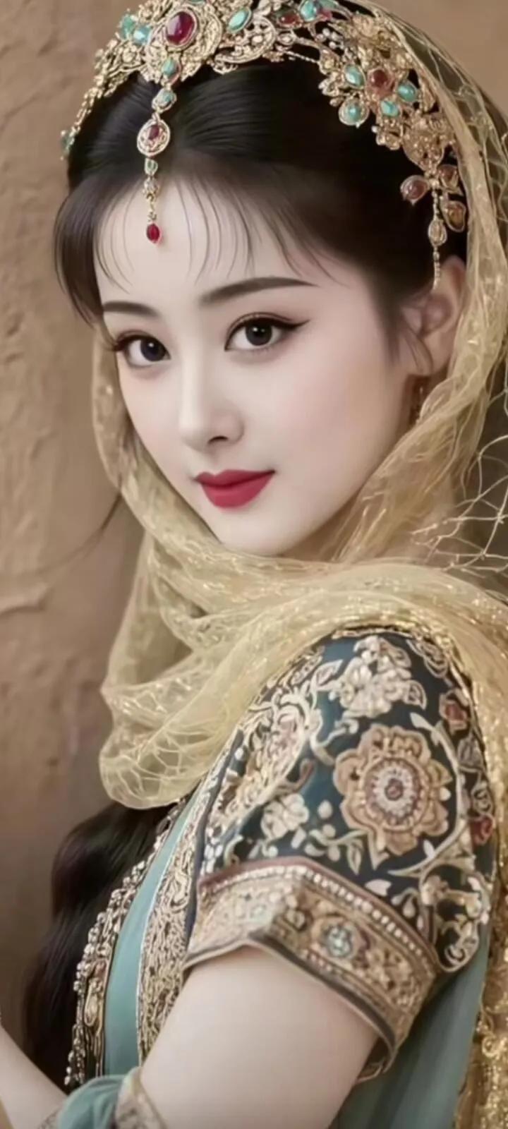 “穿越时空的东方美人，惊艳了整个画面”🌸✨