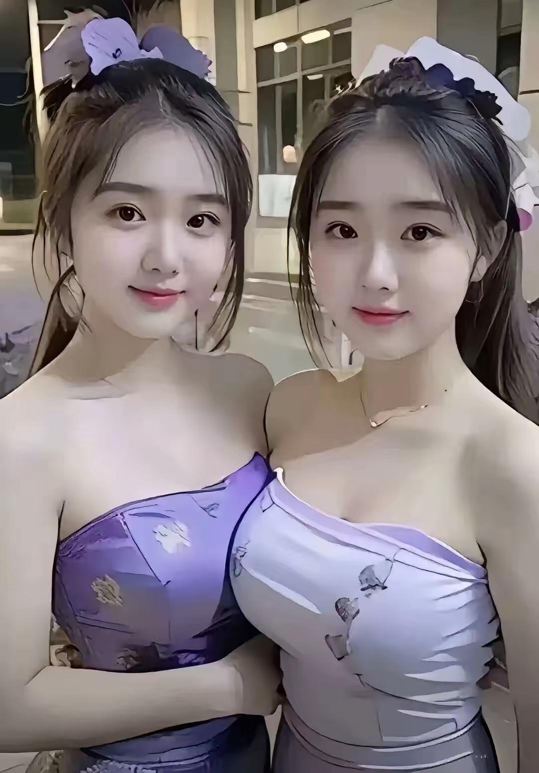 双胞姐妹花，选一个当女朋友，你会选择谁呢？