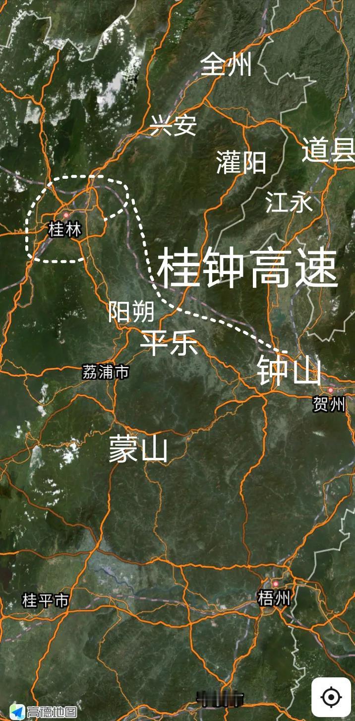 桂林途经恭城至贺州钟山正在建设一条直达高速，预计2026年内建成通车，目前大部分