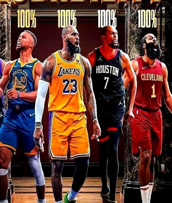现役NBA仅4人100%进名人堂，其中一个连总冠军戒指都没摸过。美媒刚出的榜单，詹姆斯、库里、杜兰特