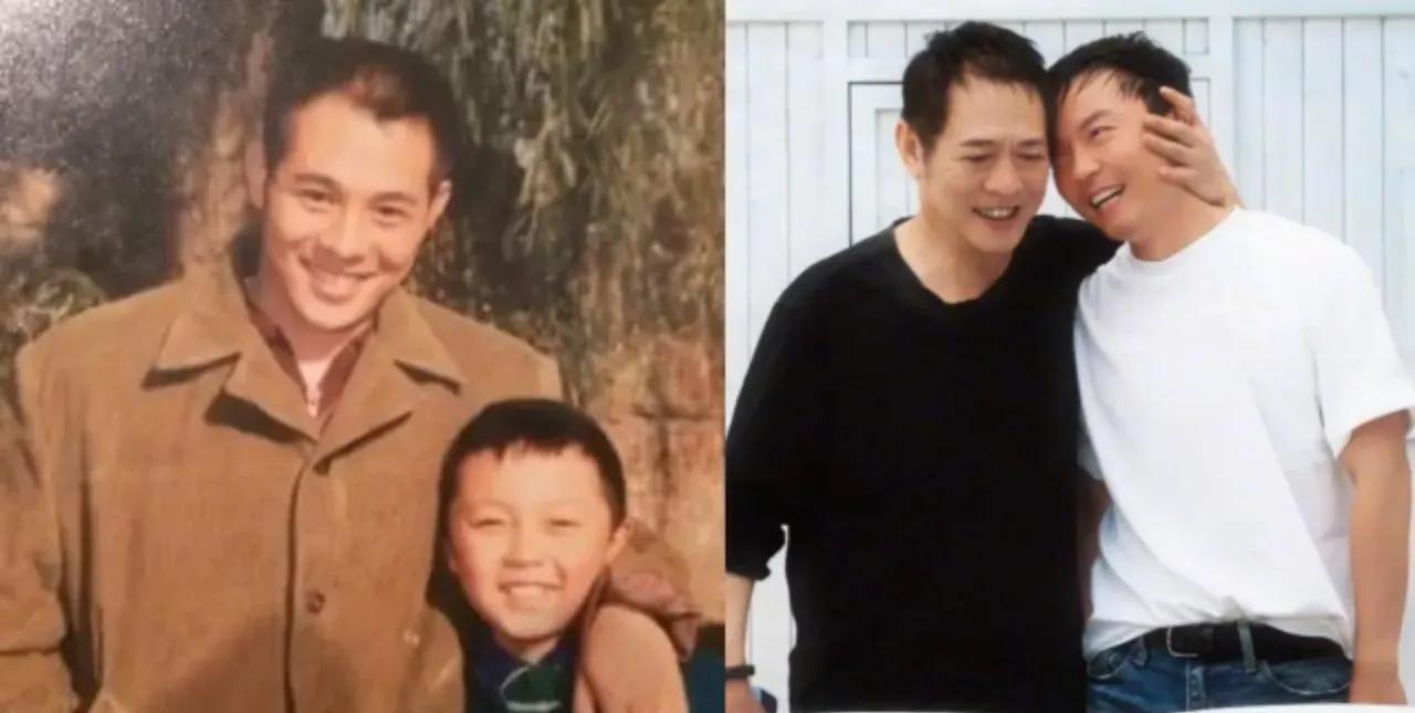 总说娱乐圈人情薄？李连杰和谢苗狠狠打了脸！当年电影里的父子档，一个悉心带娃，一个