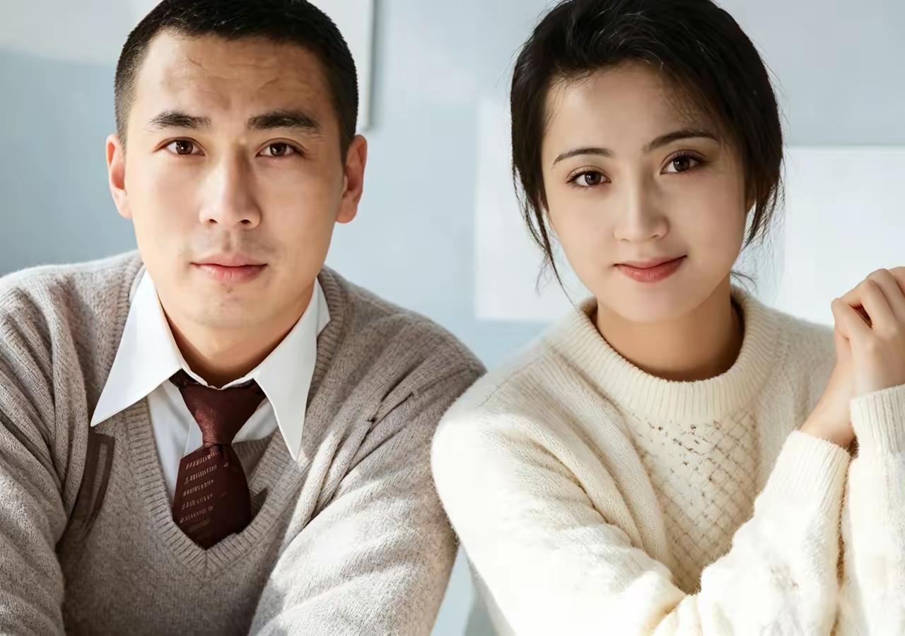 这是一九八八年陈晓旭与毕彦君夫妻俩。虽然两人从外貌上看起来年龄相仿，但毕彦君比陈