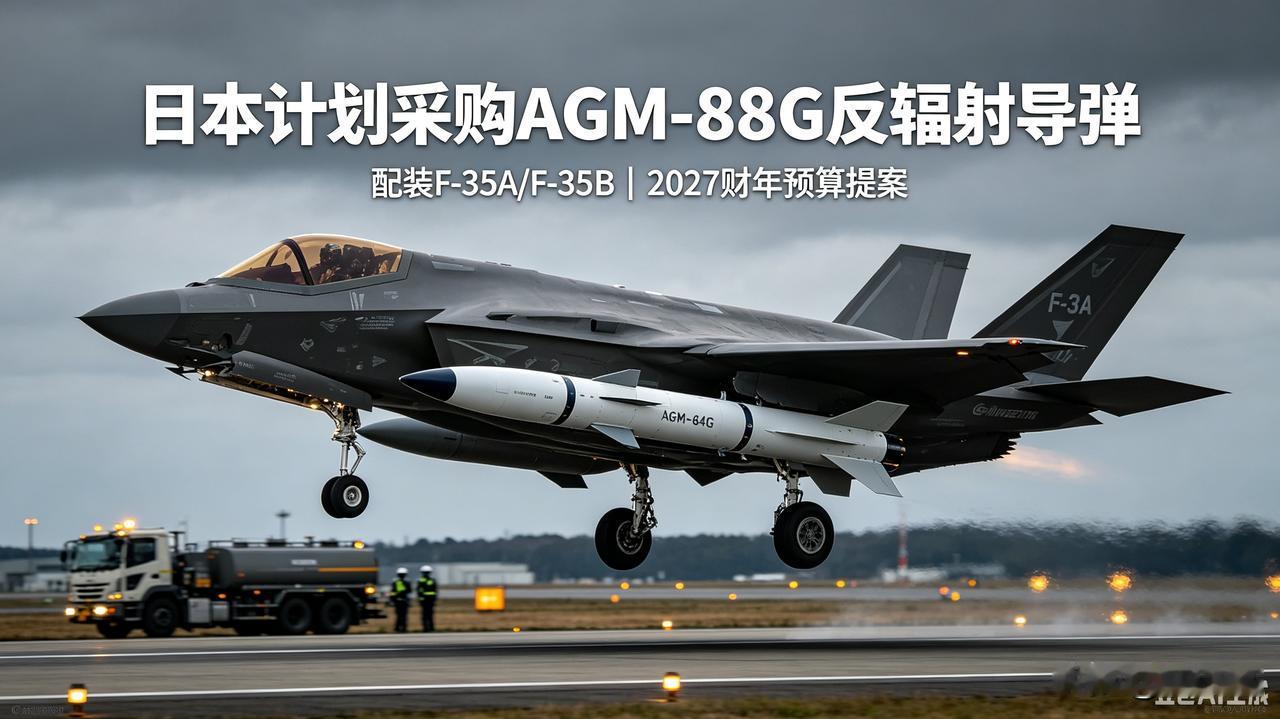 据简氏防务周刊消息，日本航空自卫队正式公布计划采购AGM‑88G先进反辐射导弹。