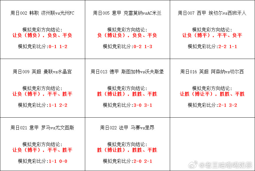 今日单关方向！