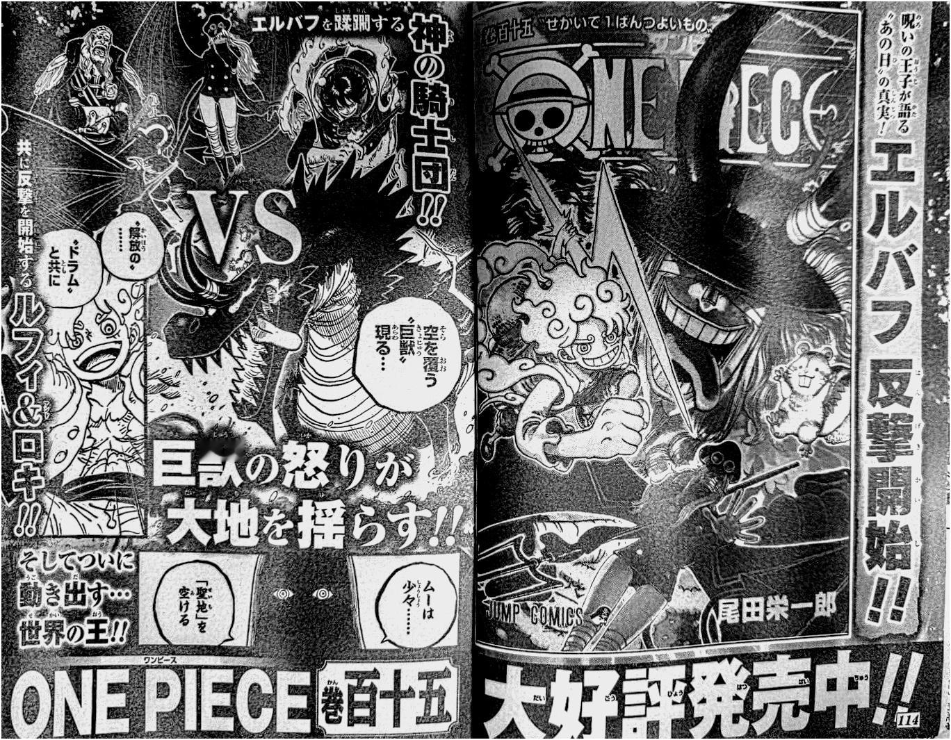 海贼王115卷最新杂志宣传图。116卷大概率等12月了。海贼王航海王​​​