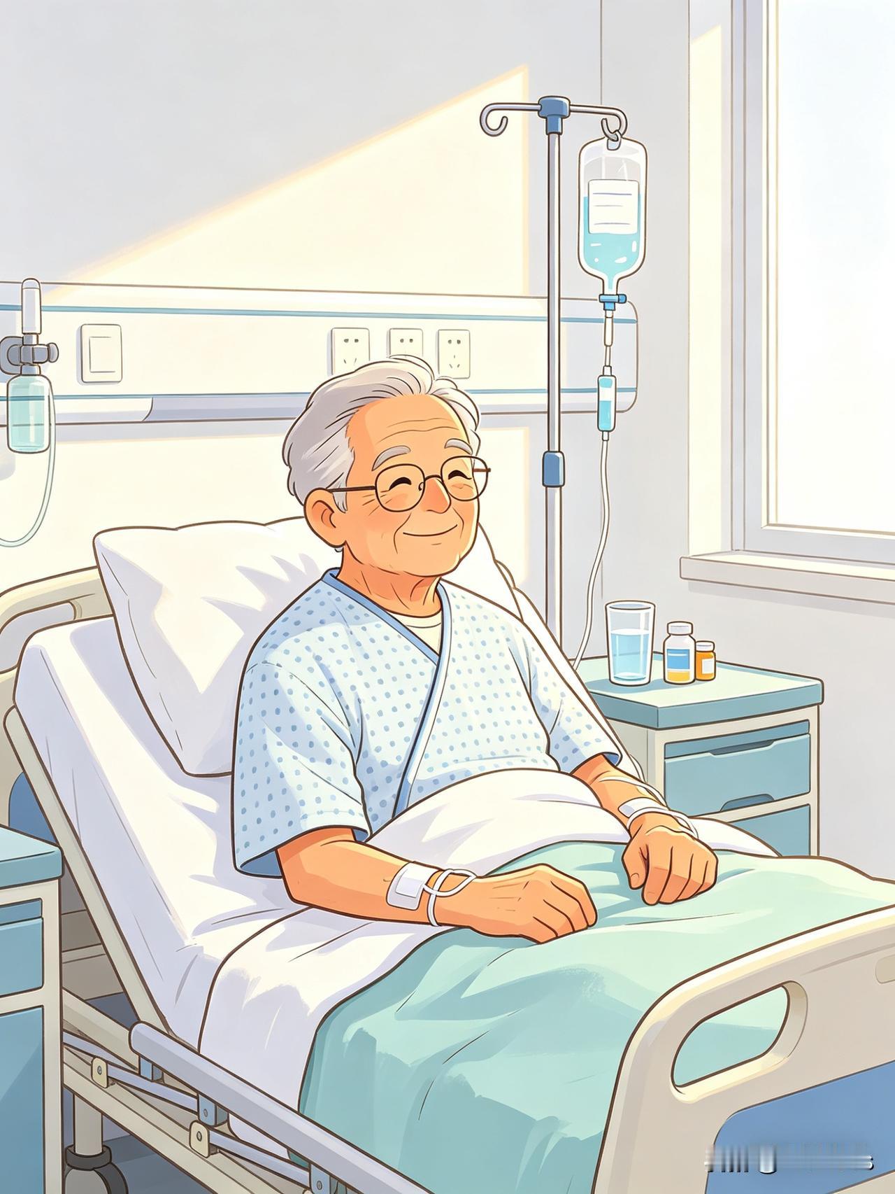 带父亲看病，瘦哥又气着了话说昨天公公吃坏了肚子，瘦哥带他去医院看病。其实