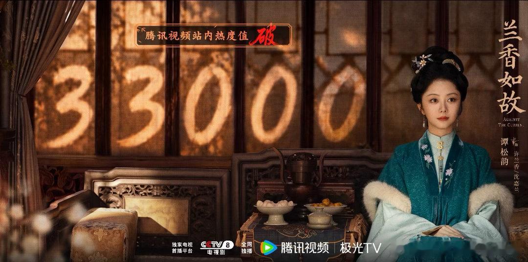 兰香如故热度超过长相思谭松韵、刘学义主演的《兰香如故》站内热度峰值突破33491