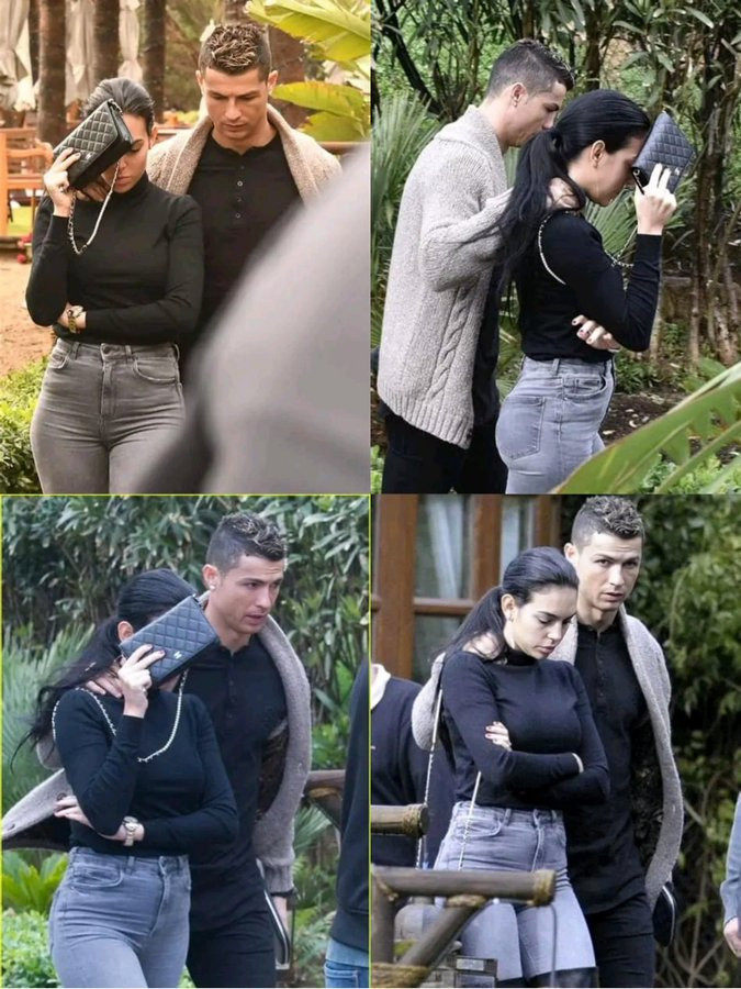 克里斯蒂亚诺·罗纳尔多和乔治娜第一次被拍到在一起的时候。