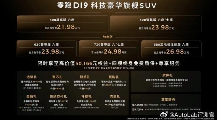 不到22万就能买到9系SUV了，对你没看错，就在刚刚，零跑预热许久的全新旗舰SU