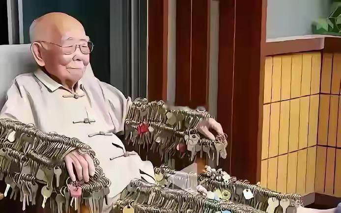 钥匙在手，天下我有。退休生活，全靠钥匙撑着。深圳最大的隐形富豪，张某，祖上