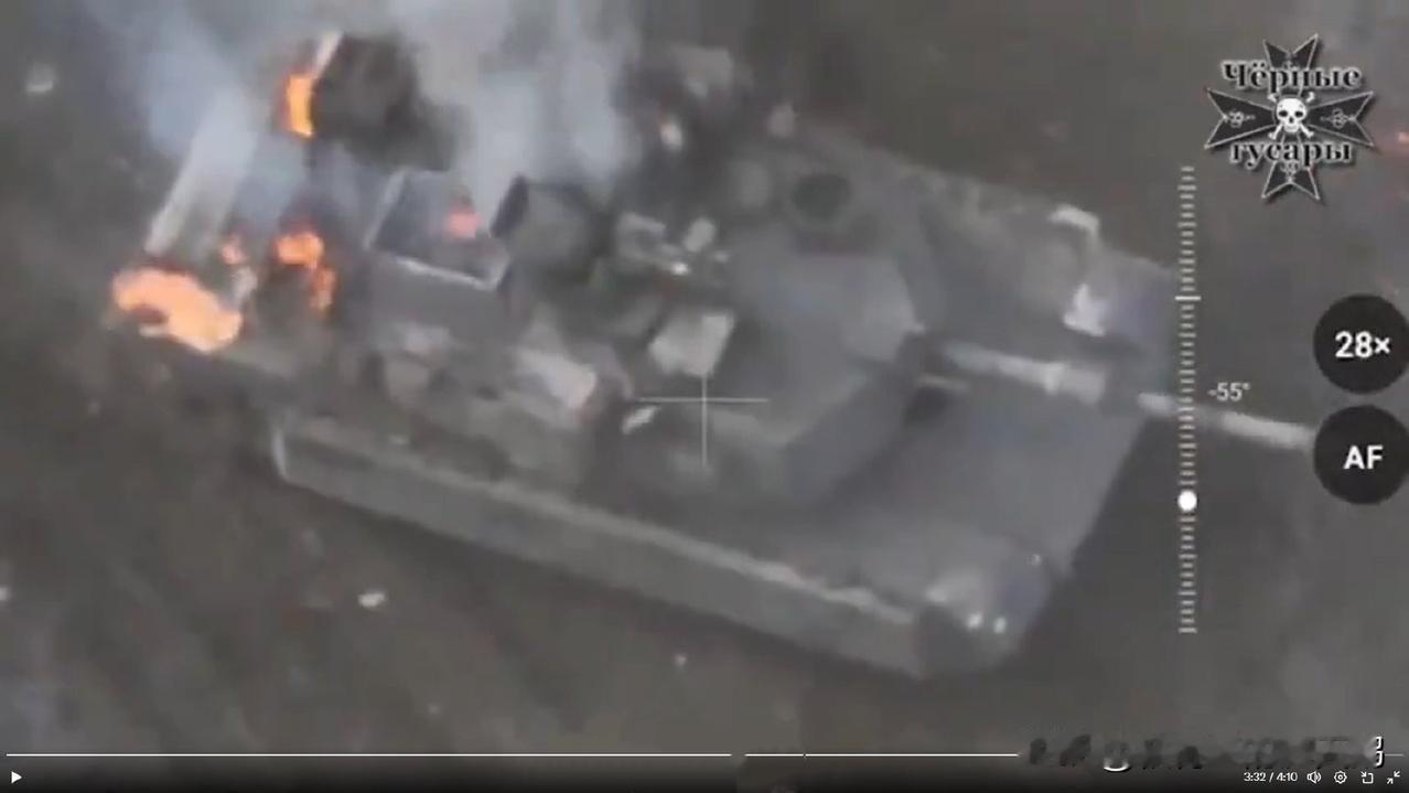 俄罗斯著名演员伊万·阿赫洛贝斯金履行了自己的承诺，向摧毁第一辆艾布拉姆斯坦克