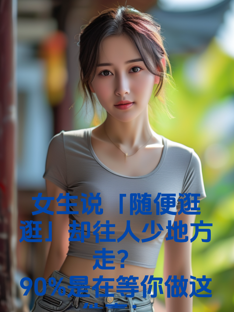 女生说「随便逛逛」却往人少地方走？90%是在等你做这件事！