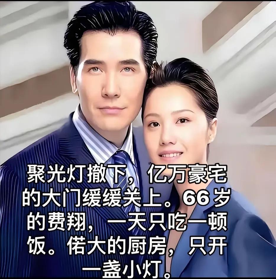 聚光灯撒下，亿万豪宅的大门缓缓关上。66岁的费翔，一天只吃一顿饭。偌大的厨房，只