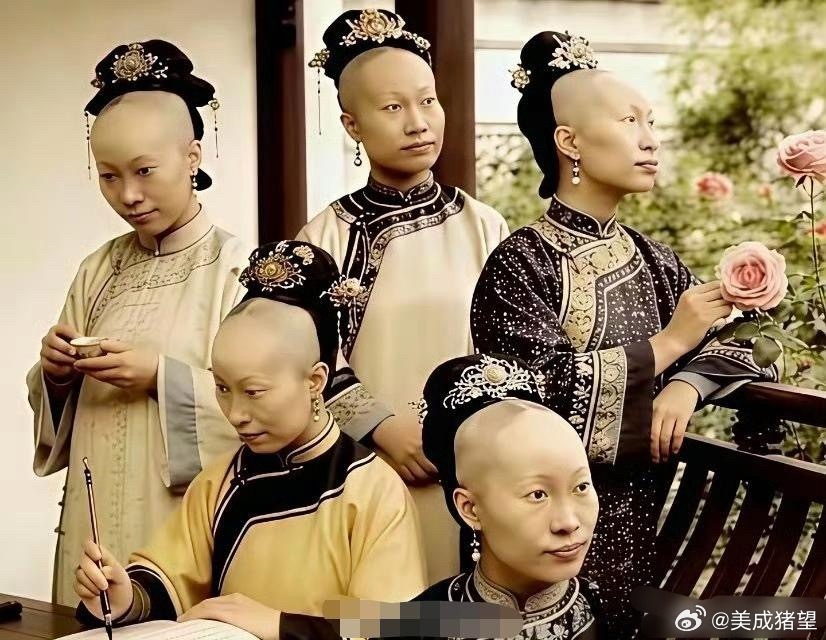 真实的清代格格造型，其实长这样，电视剧骗人的