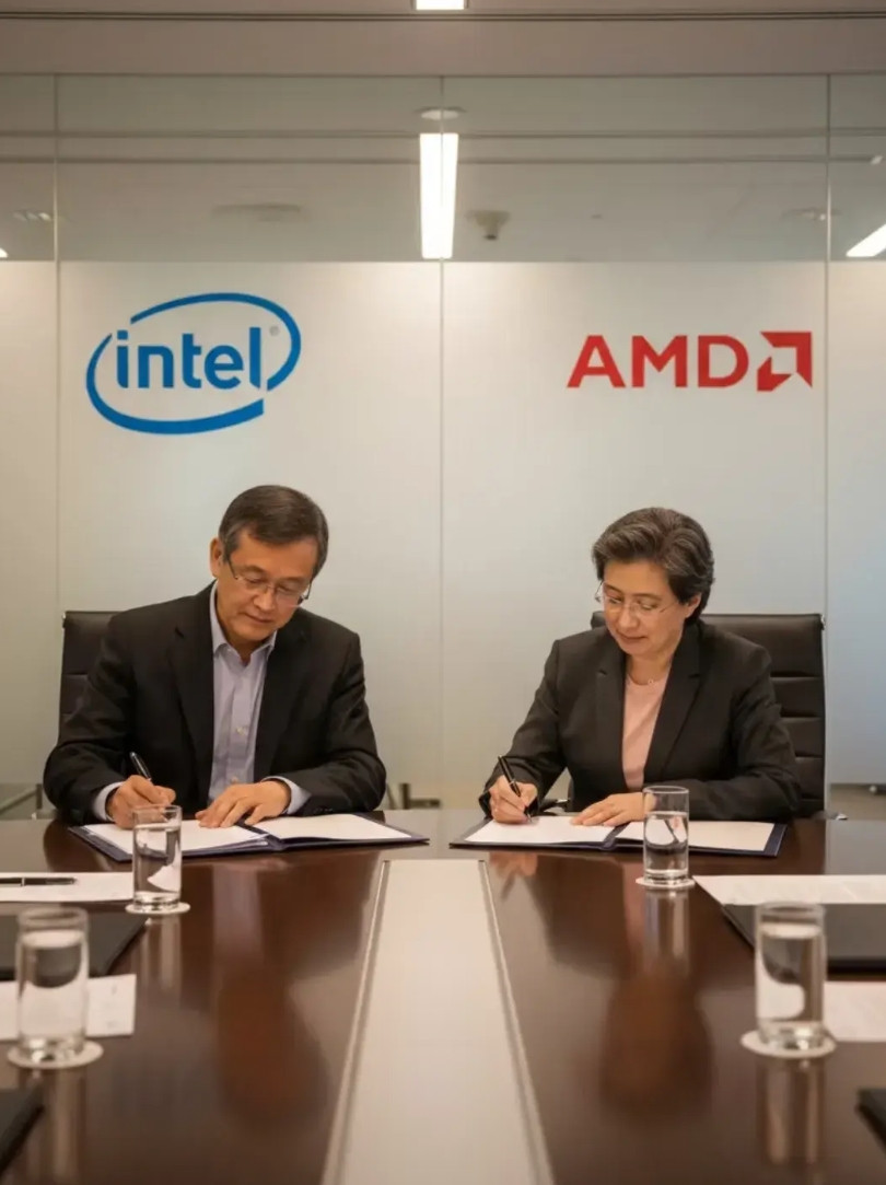 哭死，相杀半个世纪，没想到他俩还能合作。Intel和AMD开始商量合作的可能性