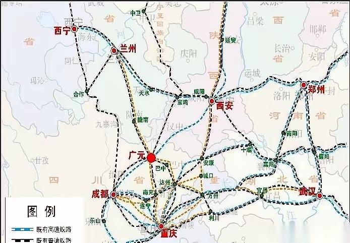 广巴达万铁路不应该只是存在于规划或者普速铁路，这么好的一条铁路交通线路没有被建成
