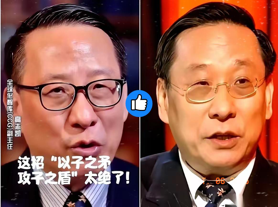 我跟你说，就高志凯在BBC上甩出那句——“你们卖武器给台湾，那加州人民有没有权