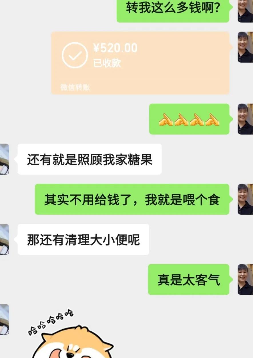 我每个月初都有四笔进账，大概有4000多块吧。昨天收到第1笔进账520块，这是