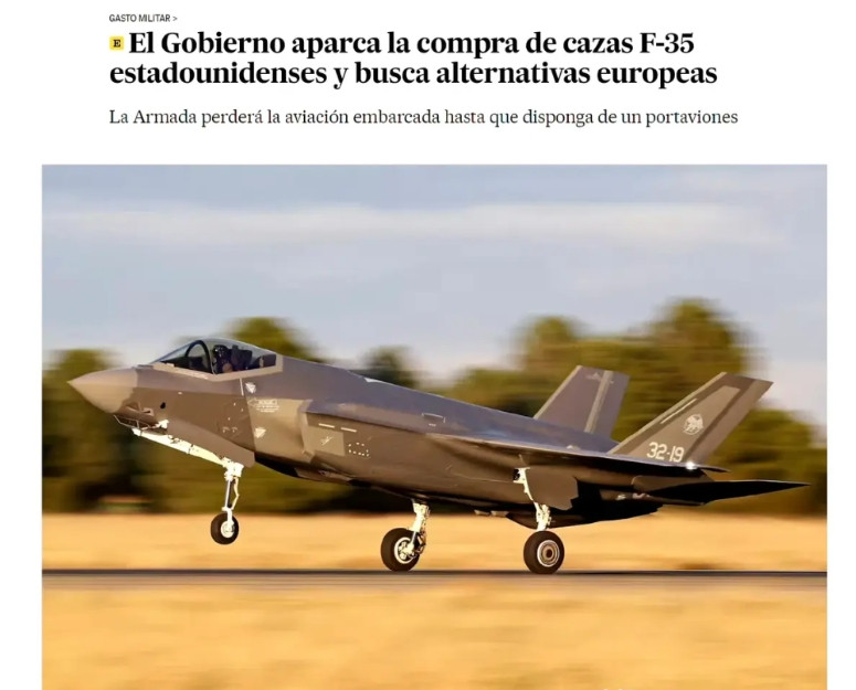 西班牙政府开始寻找F-35的替代方案欧洲自己的五代机不知道猴年马月可以出来，