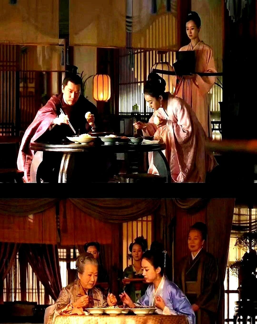 真别小看一张饭桌的高度。《知否》里，明兰的地位就是跟着饭桌高度走的。刚嫁过去