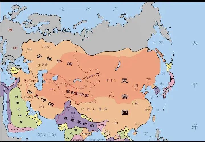 元帝国那么强大的时候，为什么没把俄罗斯占领完？可以看到，目前俄罗斯的领土北方
