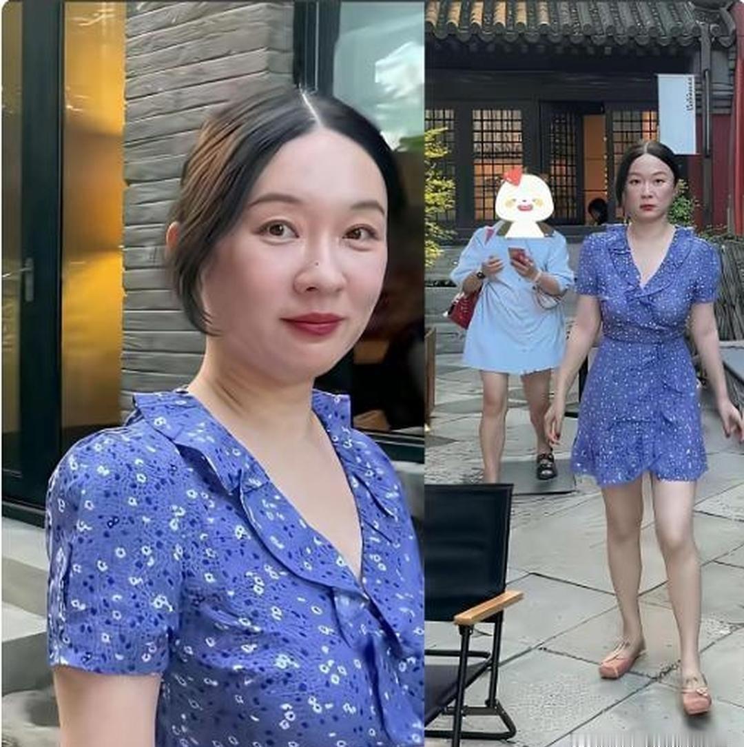 霍思燕被‎‌路人随手抓拍，‏颜值﻿⁠照样这‍么能打‌！​​​