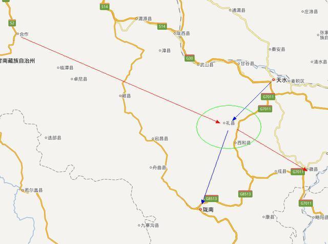 天水至陇南铁路,合作至哈达铺至徽县铁路已列入规划