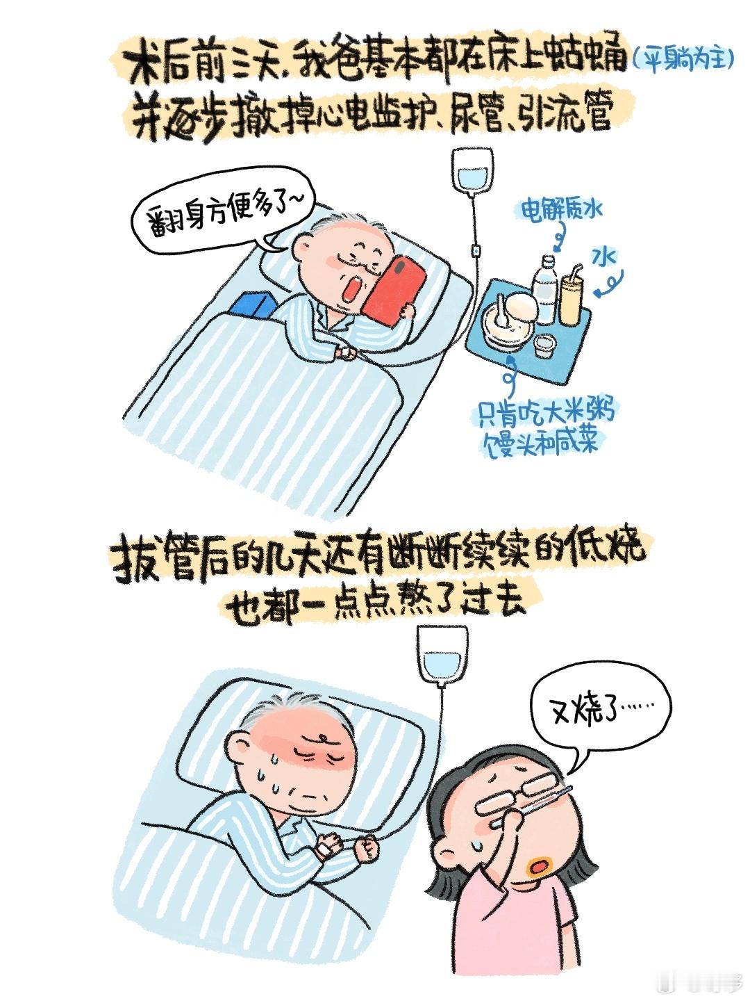 呀哆Clog漫画爸爸的手术5，下一期应该就结束了……吧