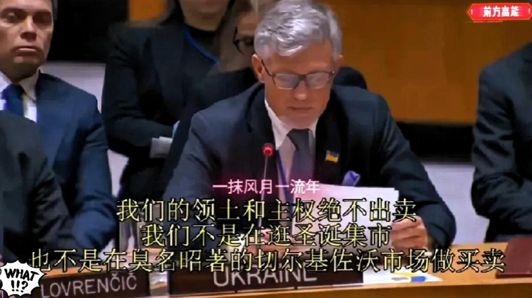 乌克兰说话很重，用了“臭名昭著”四个字，12月9号，乌克兰驻联合国代表梅尔尼克，