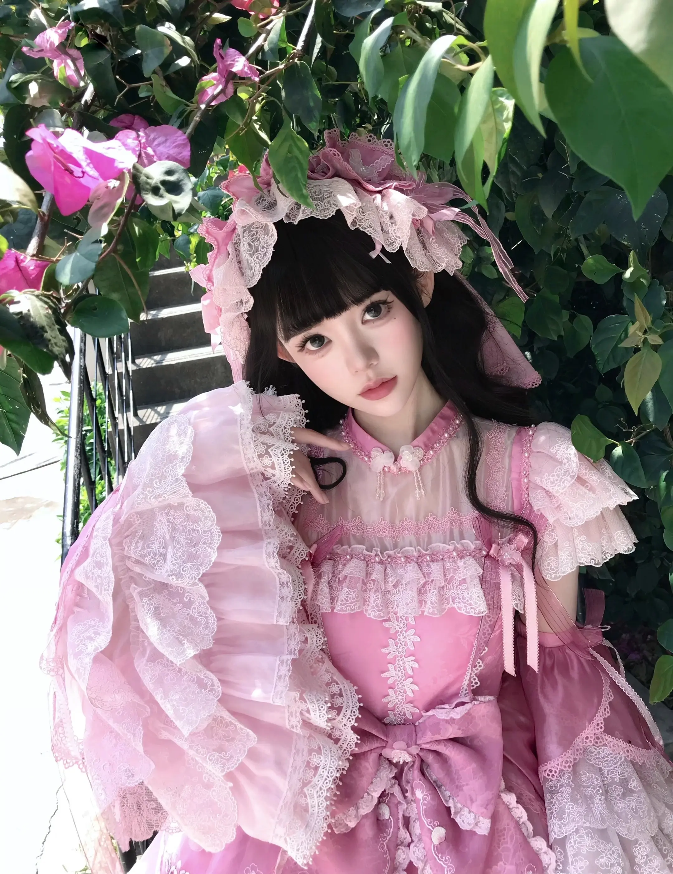 lolita即使在普通环境下还是很耀眼呀。