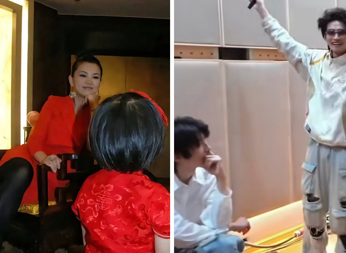 哎呀已经好几次看到这张图的对比了，我们嘉辉，怎么不算姐姐的养成系呢第一次拍戏姐姐