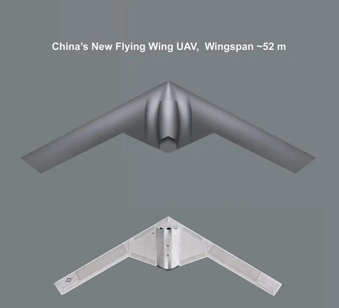 轰20现身？中国又一款巨型飞翼隐身机曝光，美军不敢想，解放军还有多少王牌根据美