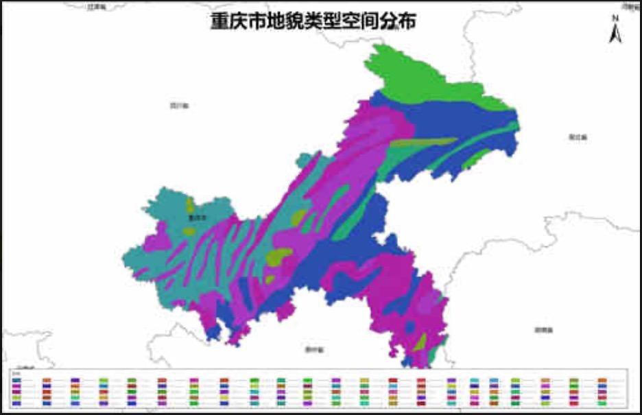 那些駡重庆人为什么要把家建在山脚的人可以看看这张图把重庆分成100份土地，其