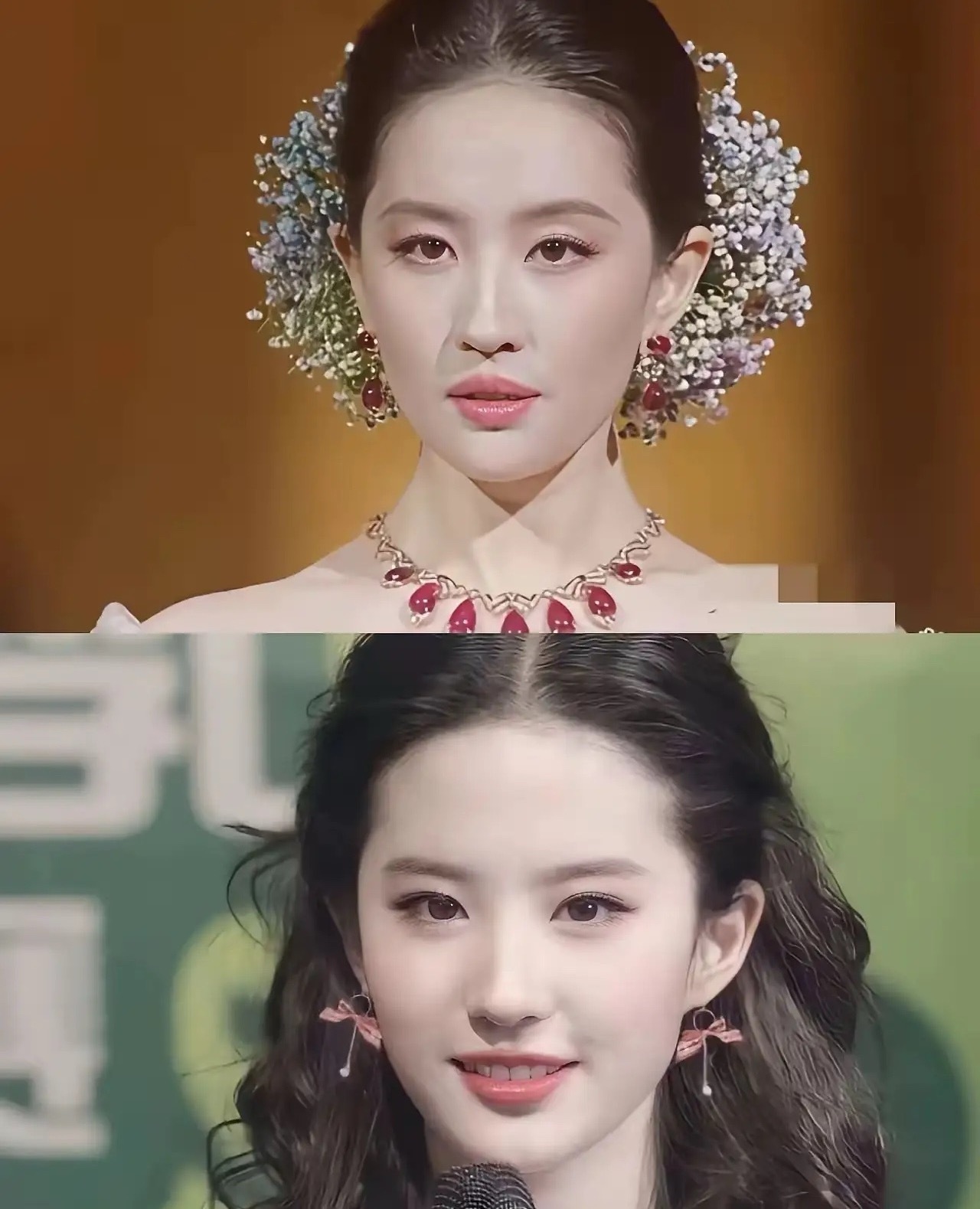 朋友说，感觉刘亦菲的面相变了。她的眼神，老态厌世，是看尽繁华的冷漠。二十多岁时，