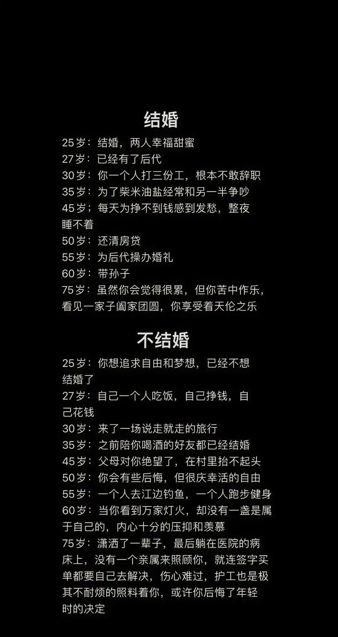 结婚和不结婚的区别，你更喜欢哪种生活？