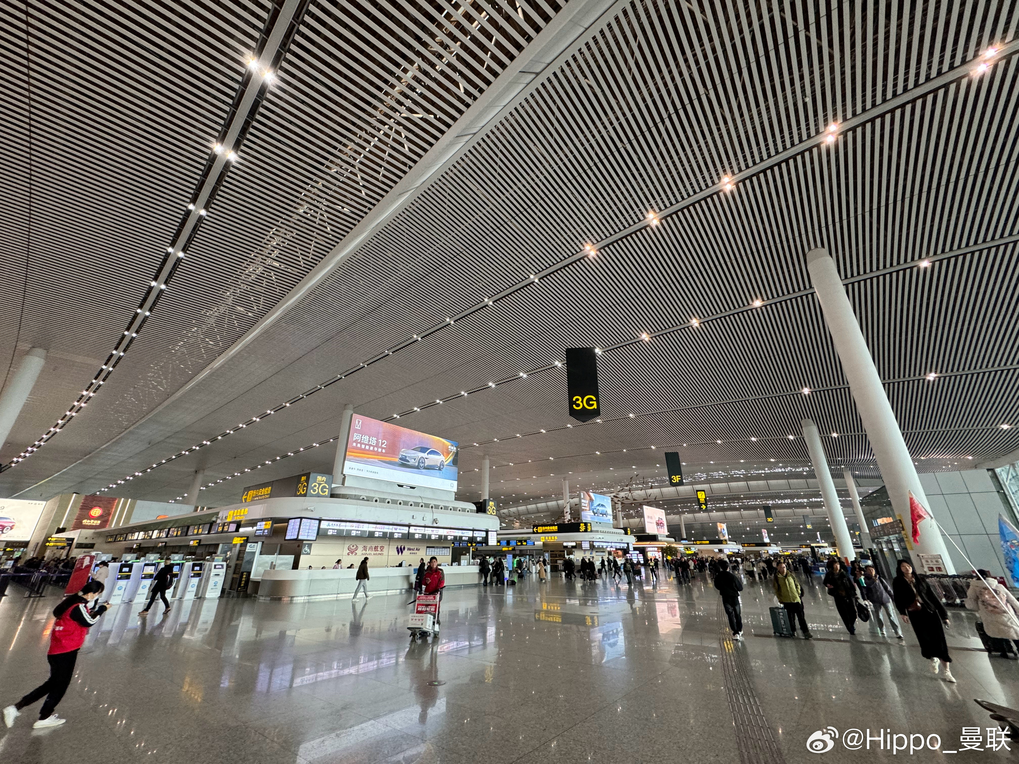 重庆机场比想象中大好多重庆·重庆江北国际机场