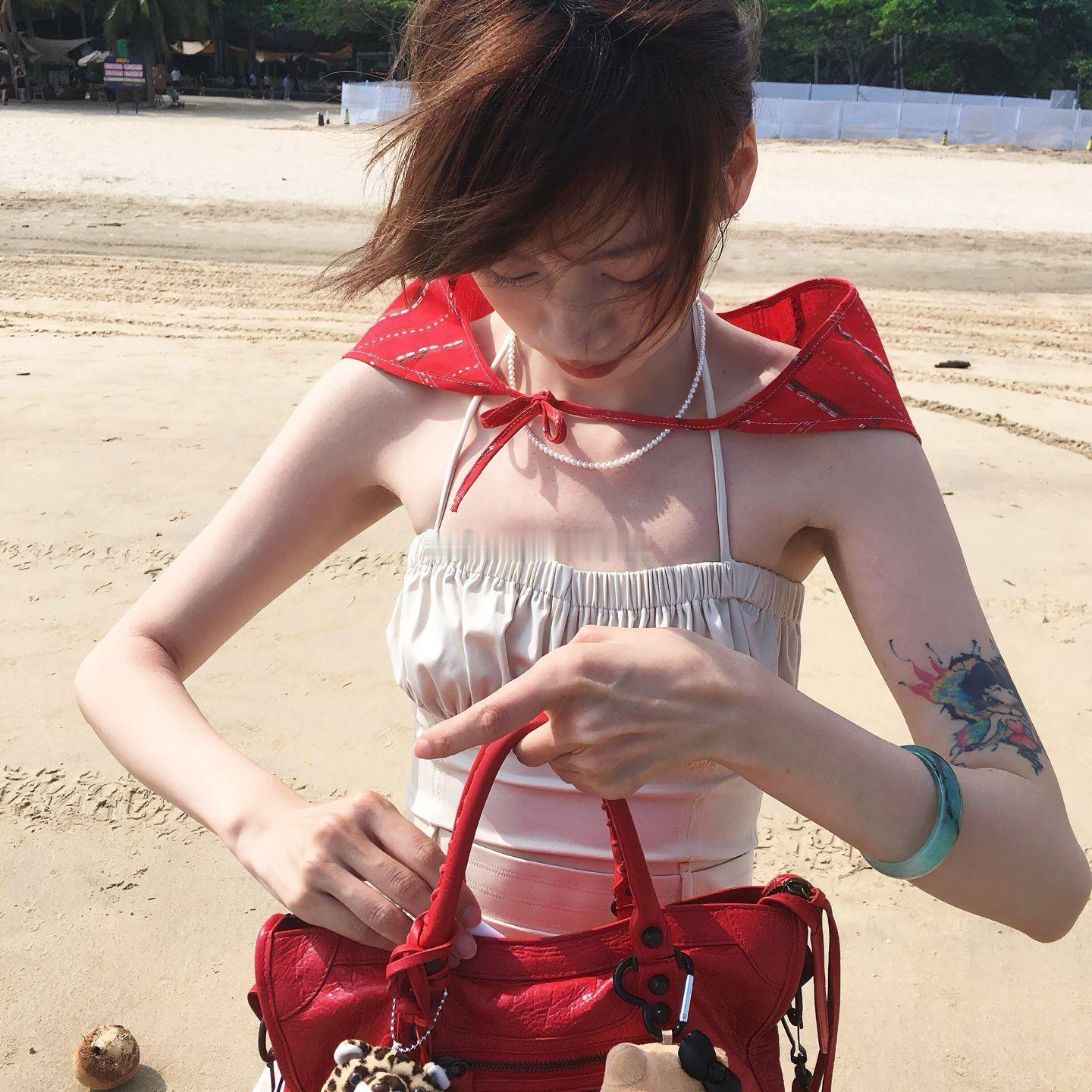 头像女生头像一组夏日限定绿色小清新胶片韩系清冷感小众高清女头​
