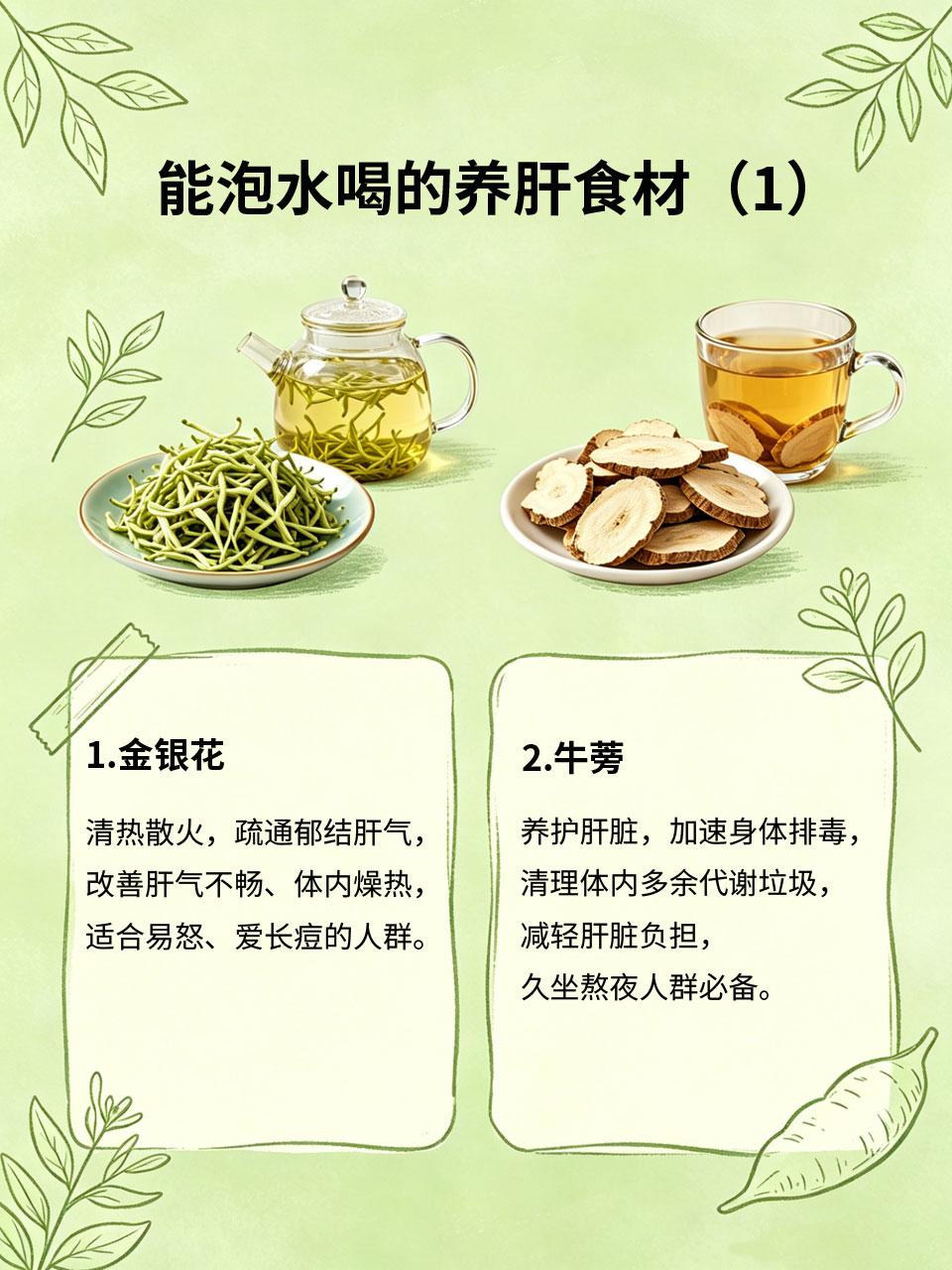 肝不好老得快，日常4样食材泡水喝🫙肝脏是人体主要排毒器官，肝功能变差，容易皮