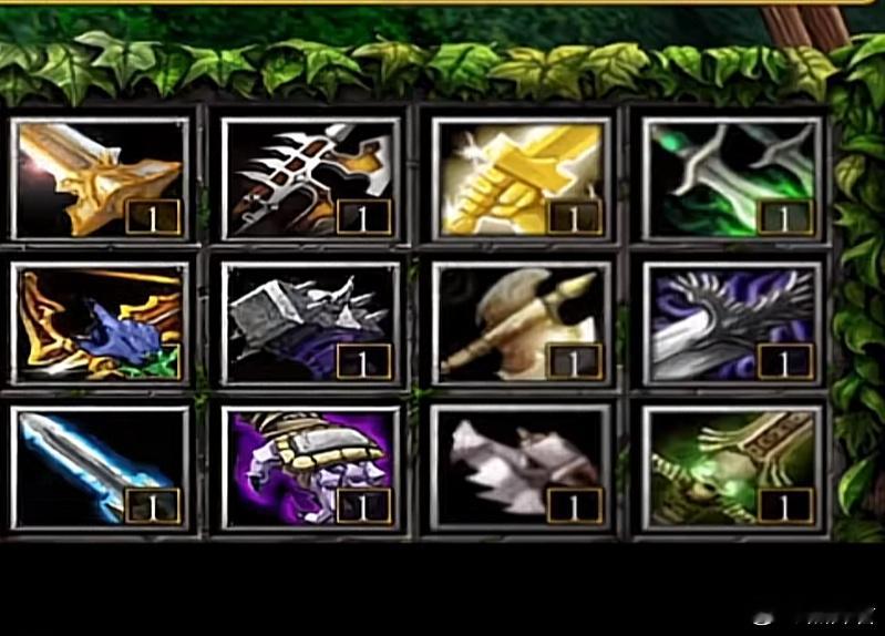 以前Dota1的大件图标真好看！你们还能认出来吗？我记得我当时一直疑惑为什么金箍