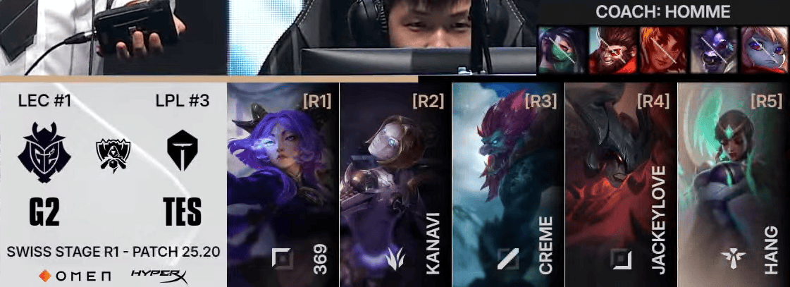 TES 1-0 G2: 369剑魔天神下凡, TES全员发力轻取G2拿首胜