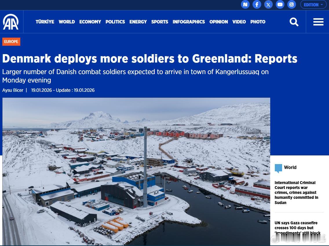 丹麦向格陵兰岛大规模增兵，使岛上兵力达到400，如果开战丹麦最多能凑出十个连近1