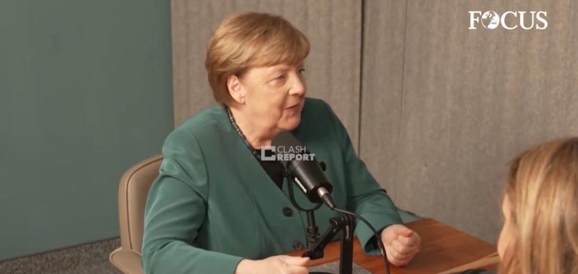 5月17日，德国前总理默克尔接受访谈时说：“唐纳德·特朗普是一个以极大强度追求自