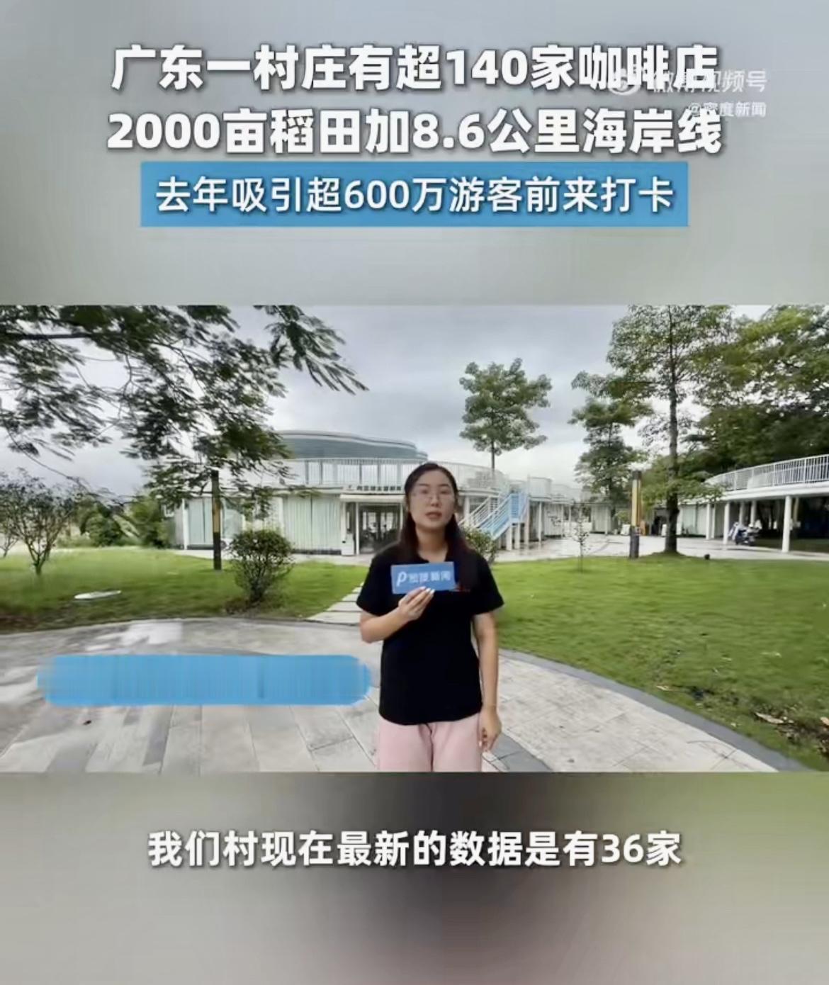 【广东一村有超140家咖啡店】近日，广东中山。崖口村这个曾经以农耕为主的滨海村